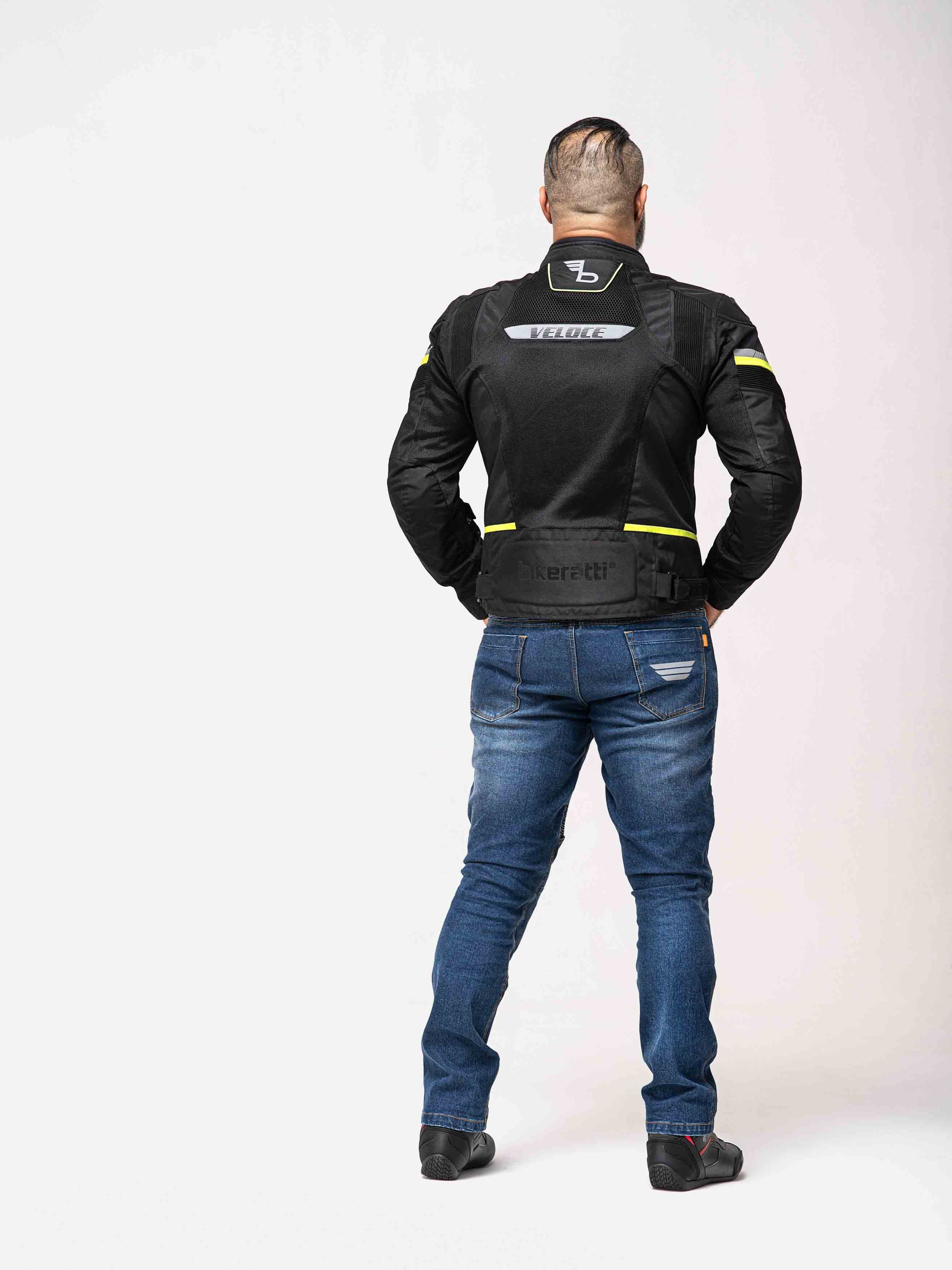 best neon biker jacket with D3O armour