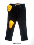 Bikeratti Raven Lady motorcycle riding Jeans
