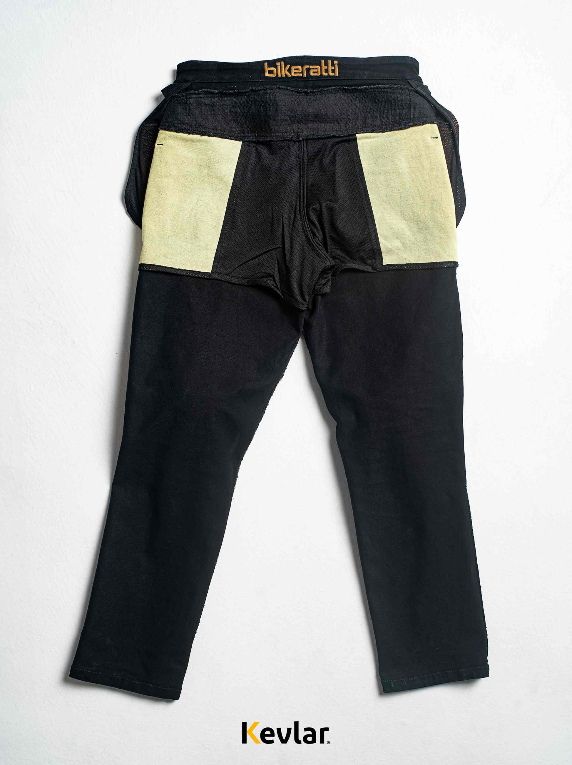 black colour bikeratti motorcycle riding jeans 