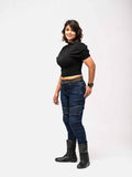 bikeratti d3o protected riding jeans for women
