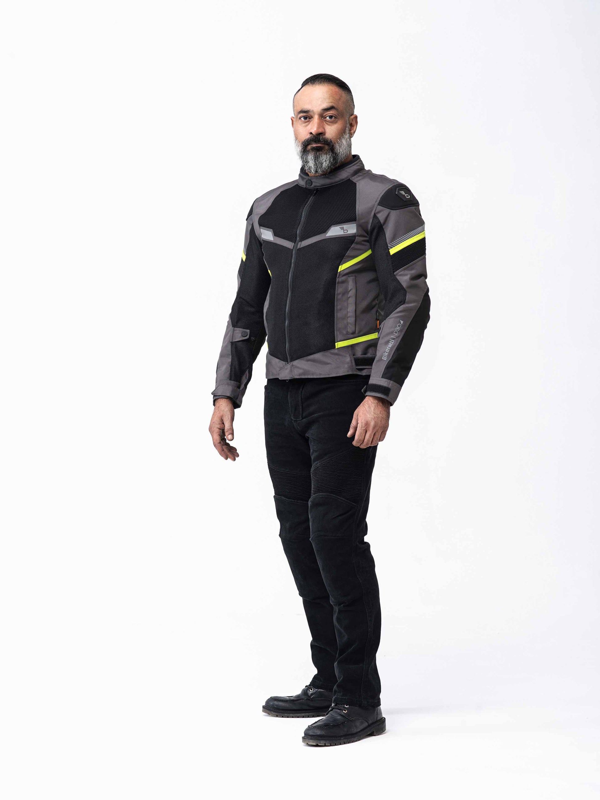 bikeratti mesh motorcycle jacket for men
